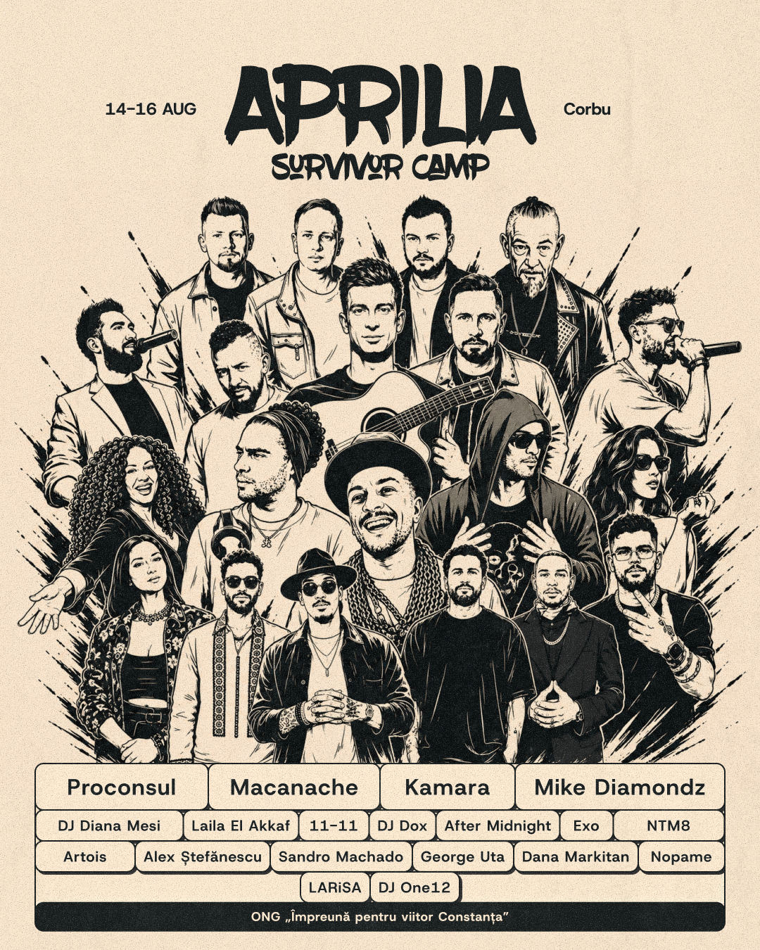 Main Artists – Aprilia Survivor Camp 2026